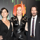Carrie-Anne Moss, Lana Wachowski, and Keanu Reeves
